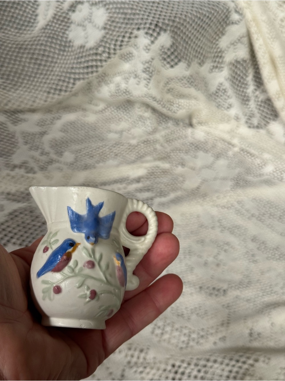 Vintage Bluebird Mini Pitcher - Picture 8 of 8